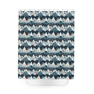 Black Bears in Autumn Mountains Shower Curtain 71x74 inches