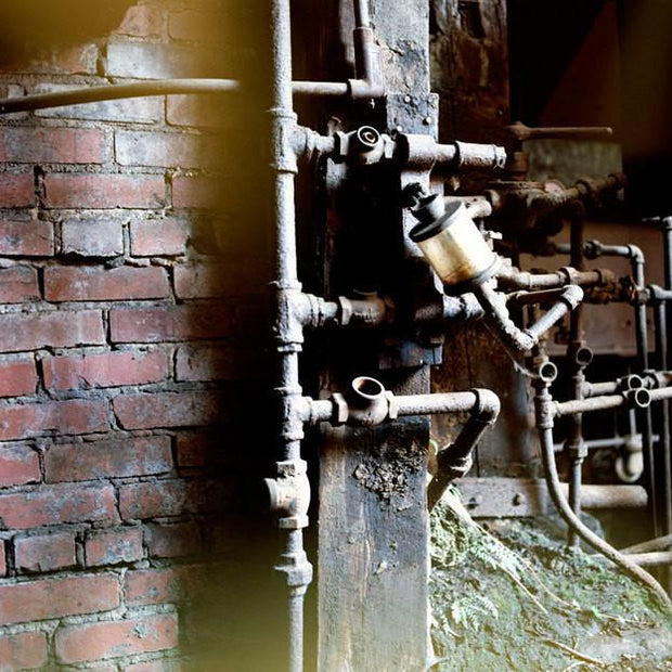 Industrial Bricks and Steam Photo Print - Photography