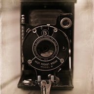 Kodak Vest Pocket Camera Gritty Art Print - Photography