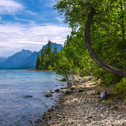 Mountain Lake Photo Print Montana Glacier National Park -