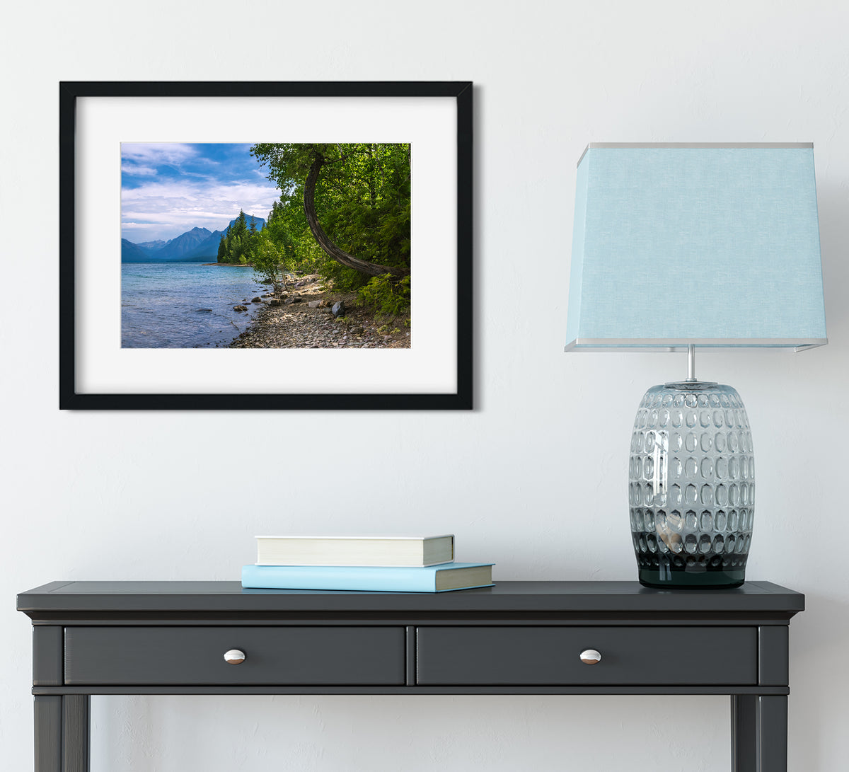 Mountain Lake Photo Print Montana Glacier National Park -