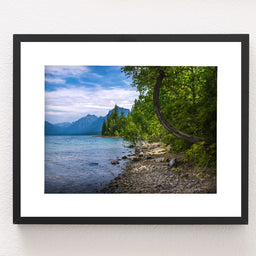Mountain Lake Photo Print Montana Glacier National Park -