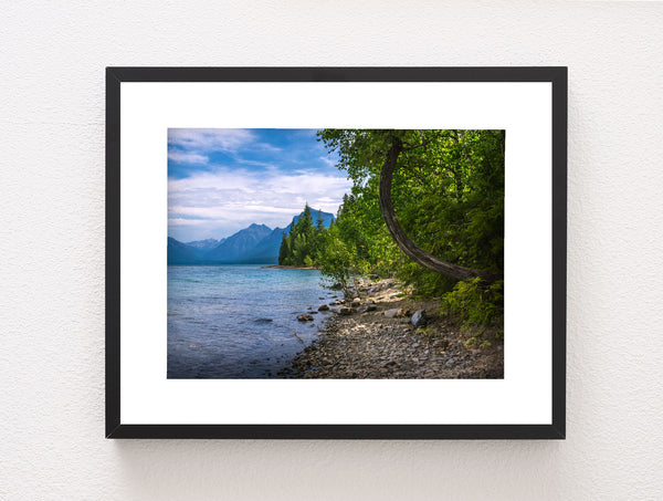 Mountain Lake Photo Print Montana Glacier National Park -