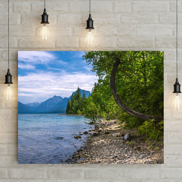 Mountain Lake Photo Print Montana Glacier National Park -