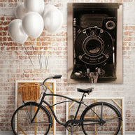 Large Fine Art Metal Print Vintage Camera - Ready to Hang Art Lost Kat Photography