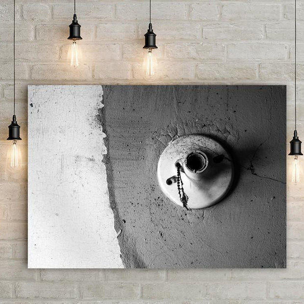 Light in the Dark Black and White Minimalist - Photography