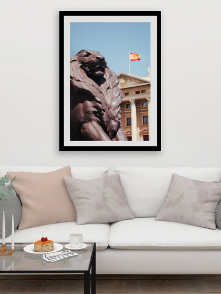 Lion of Barcelona Photo Print - Photography