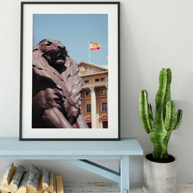 Lion of Barcelona Photo Print - Photography