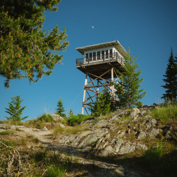 Montana Photography Print Garver Mountain Lookout Tower