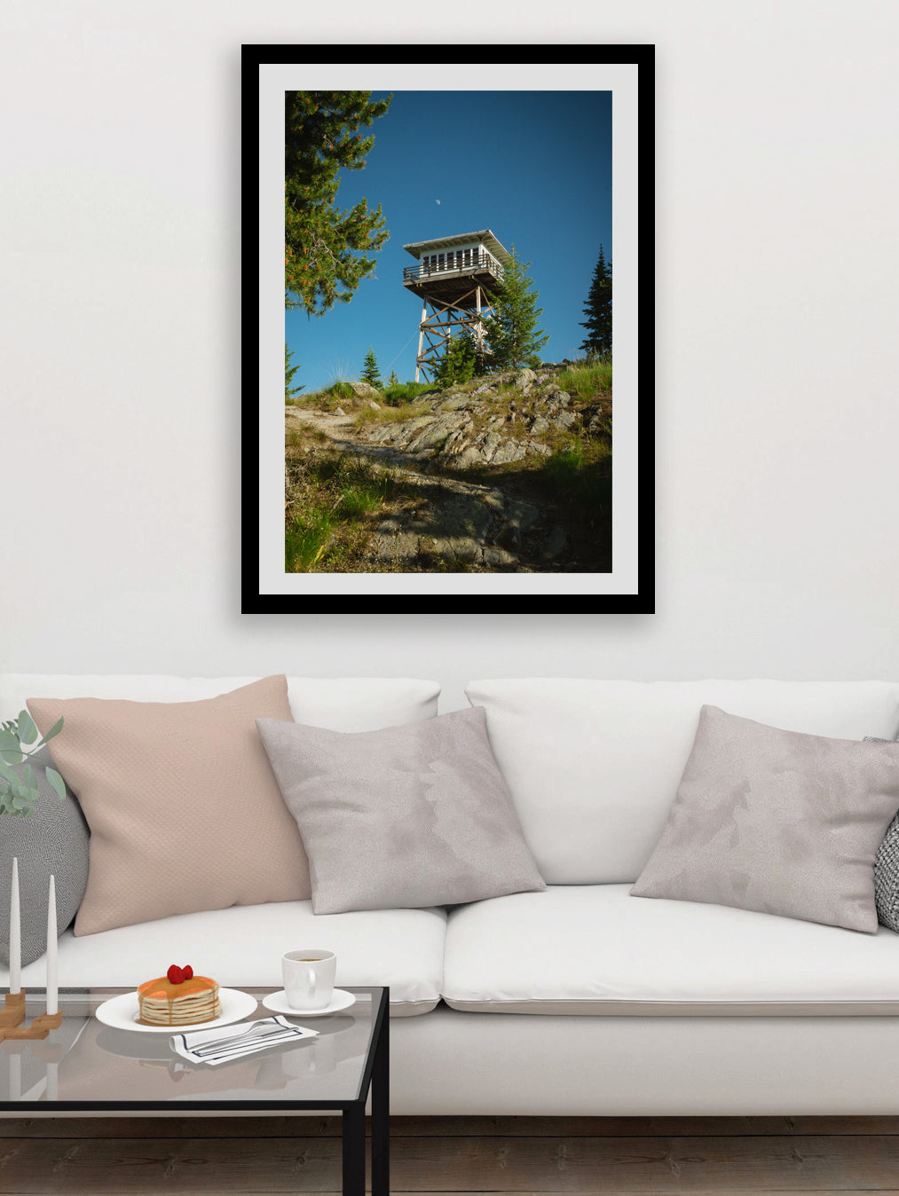 Montana Photography Print Garver Mountain Lookout Tower