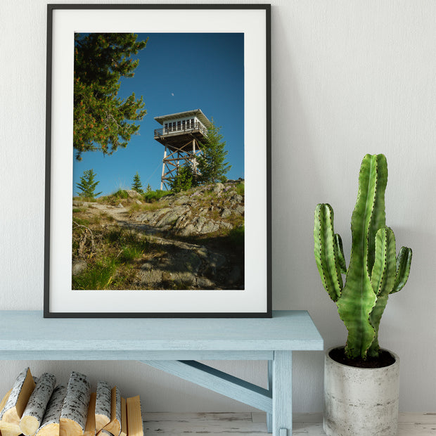 Montana Photography Print Garver Mountain Lookout Tower