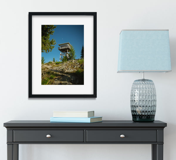 Montana Photography Print Garver Mountain Lookout Tower