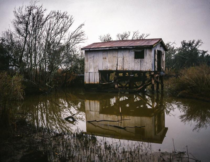 Louisiana Bayou Boathouse Fine Art Print - Photography