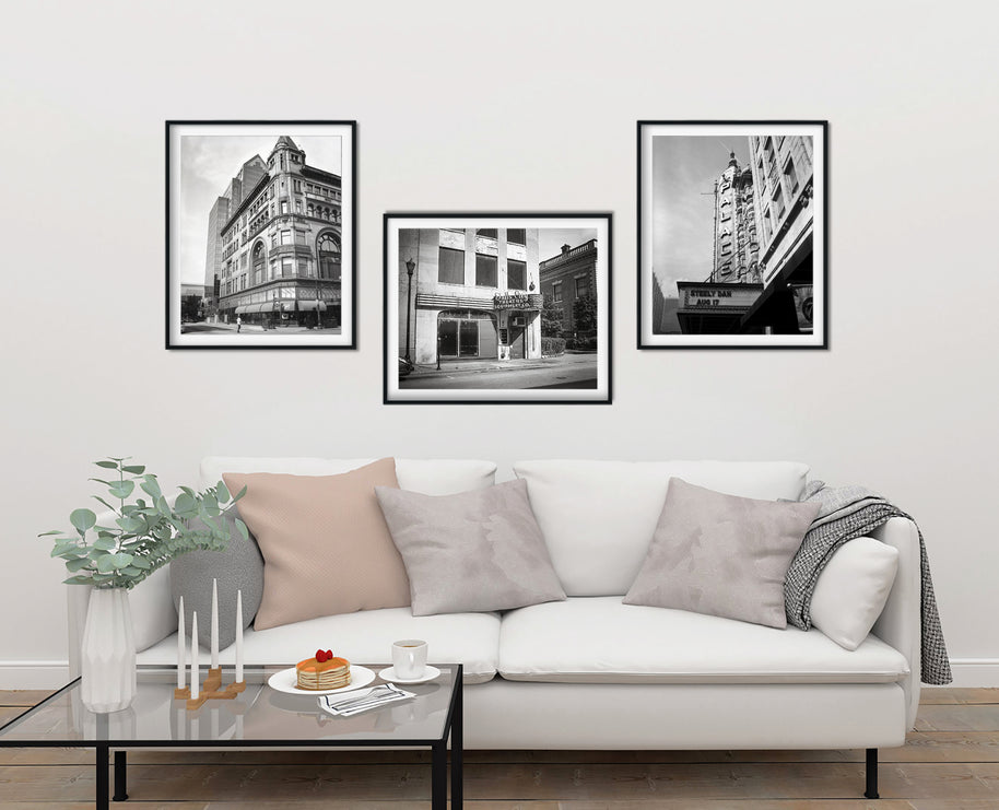 Louisville Kentucky Print Set Collection of 3 Prints -