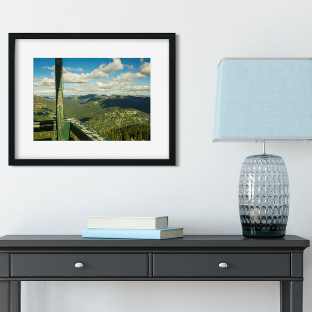 Lunch Peak Lookout Tower View Idaho Nature Photography