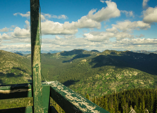 Lunch Peak Lookout Tower View Idaho Nature Photography