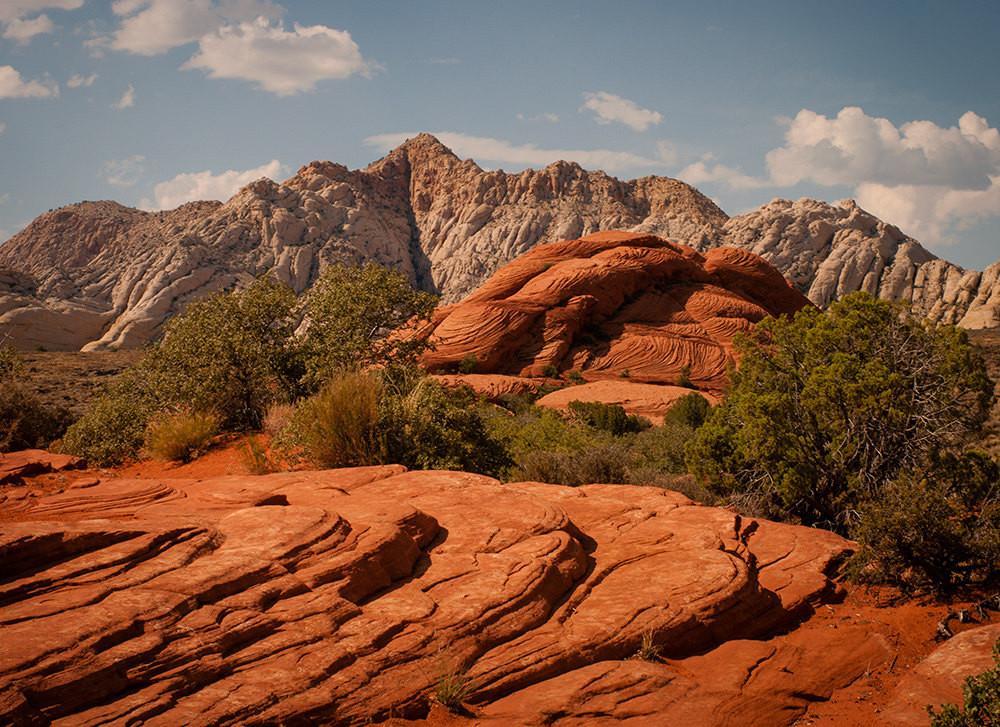 Melted Dunes Snow Canyon State Park Utah Photography