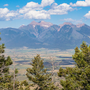 Mission Range of the Rocky Mountains Montana Wall Art Print