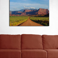 Moab Ranch Road Four Corners Utah Art Print - Photography