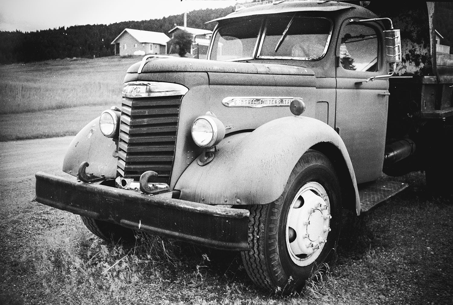 Vintage GM Tow Truck Washington Ghost Town Photo Print -