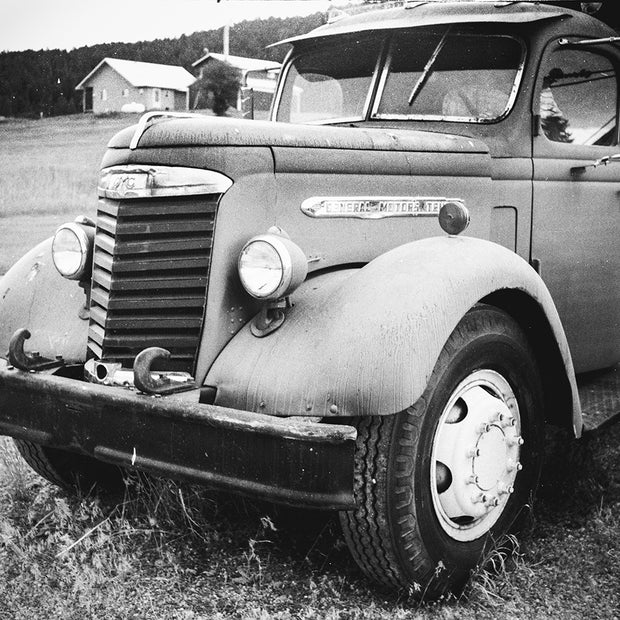 Vintage GM Tow Truck Washington Ghost Town Photo Print -