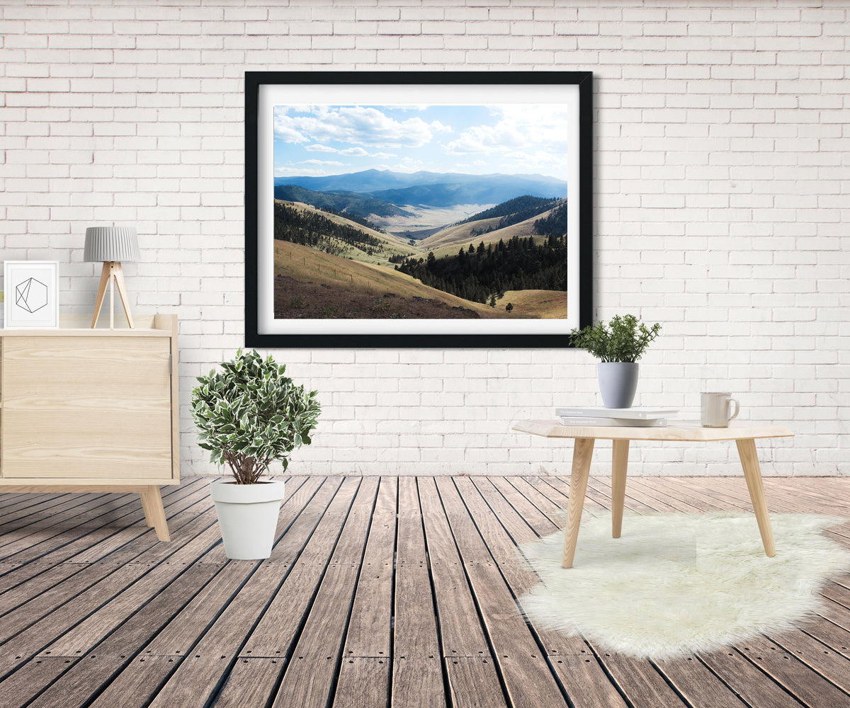 Montana Hills Western Photography Print - Ready to Frame