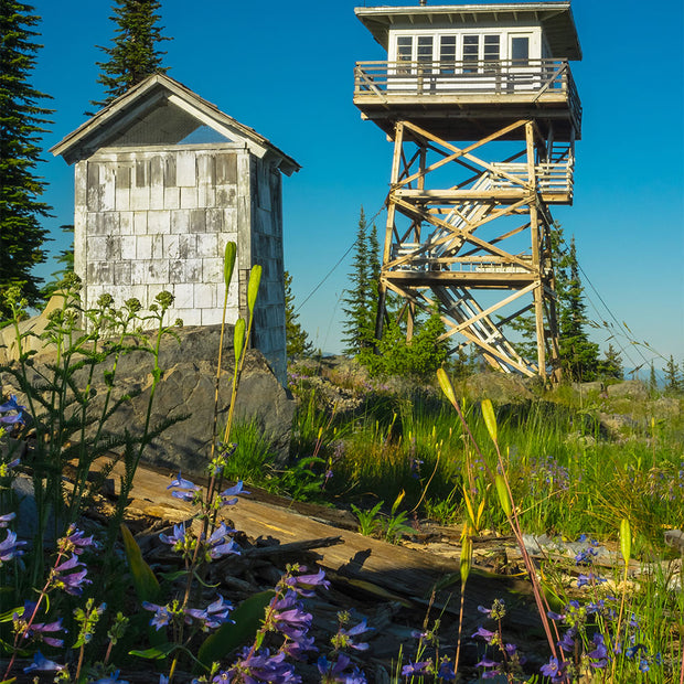 Garver Mountain Lookout Tower Photo Print Yaak Montana