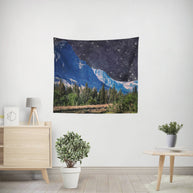 Mountain and Space Wall Tapestry Lost In Nature