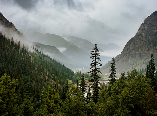 Mountain Valley Colorado Triptych Large Canvas Wall Art or 3