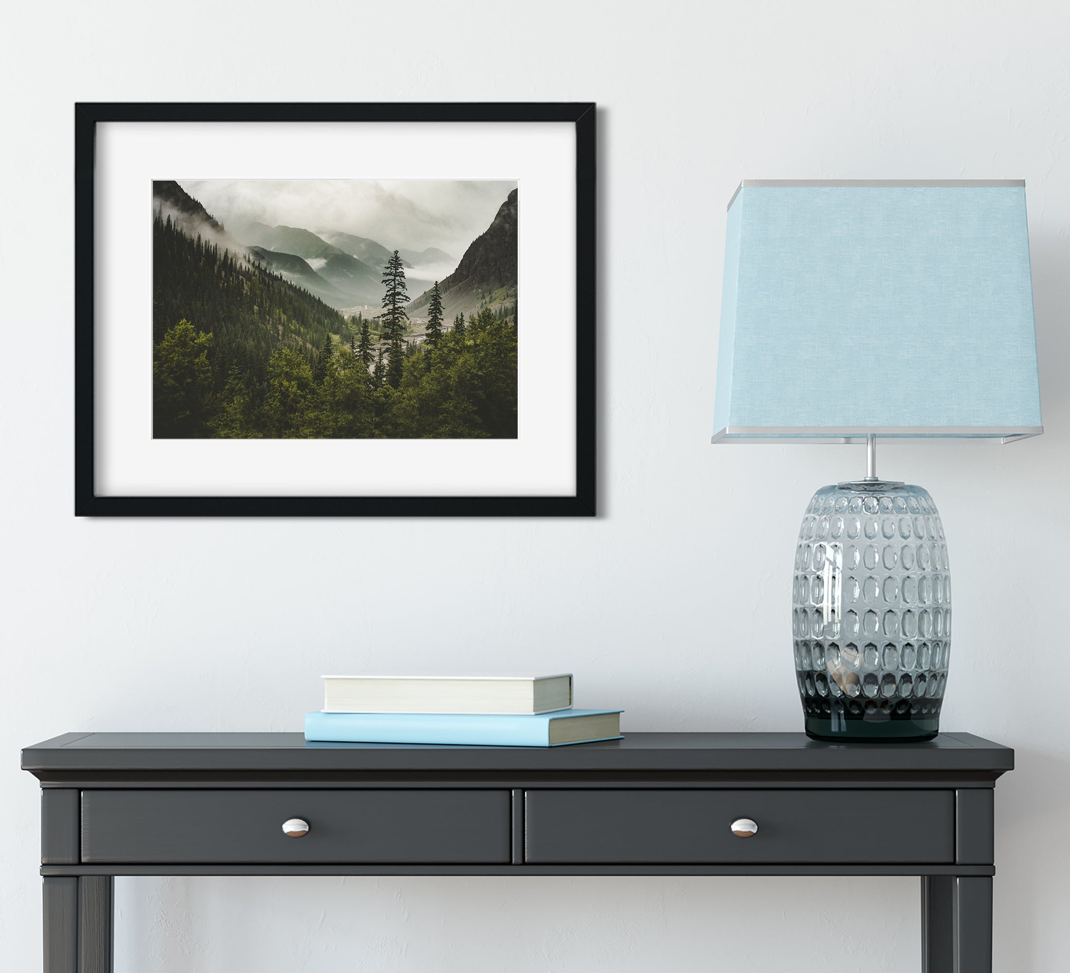 Colorado Mountain Valley Neture Photography Wall Art Print