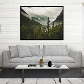 Colorado Mountain Valley Neture Photography Wall Art Print