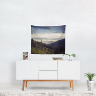 Mountains Forever, Scenic Wall Tapestry Lost In Nature