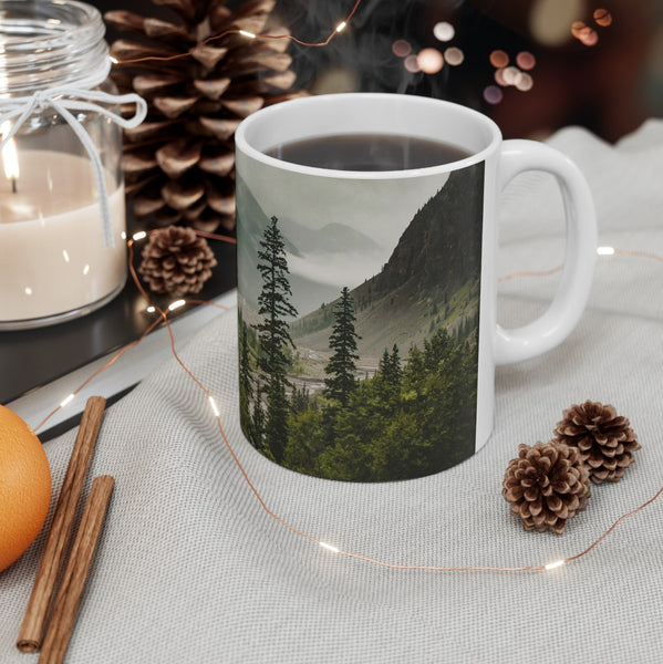 Mountain Valley Mug Scenic Nature Coffee - Mugs