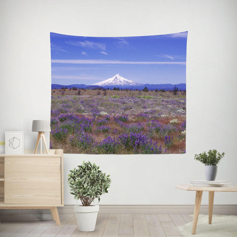 Mt Hood Oregon Wall Tapestry Lost in Nature