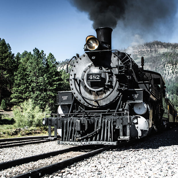 Steam Train Photo Print Narrow Gauge Railway Durango Wall
