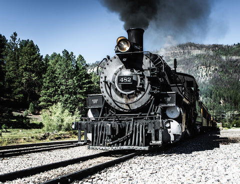 Steam Train Photo Print Narrow Gauge Railway Durango Wall
