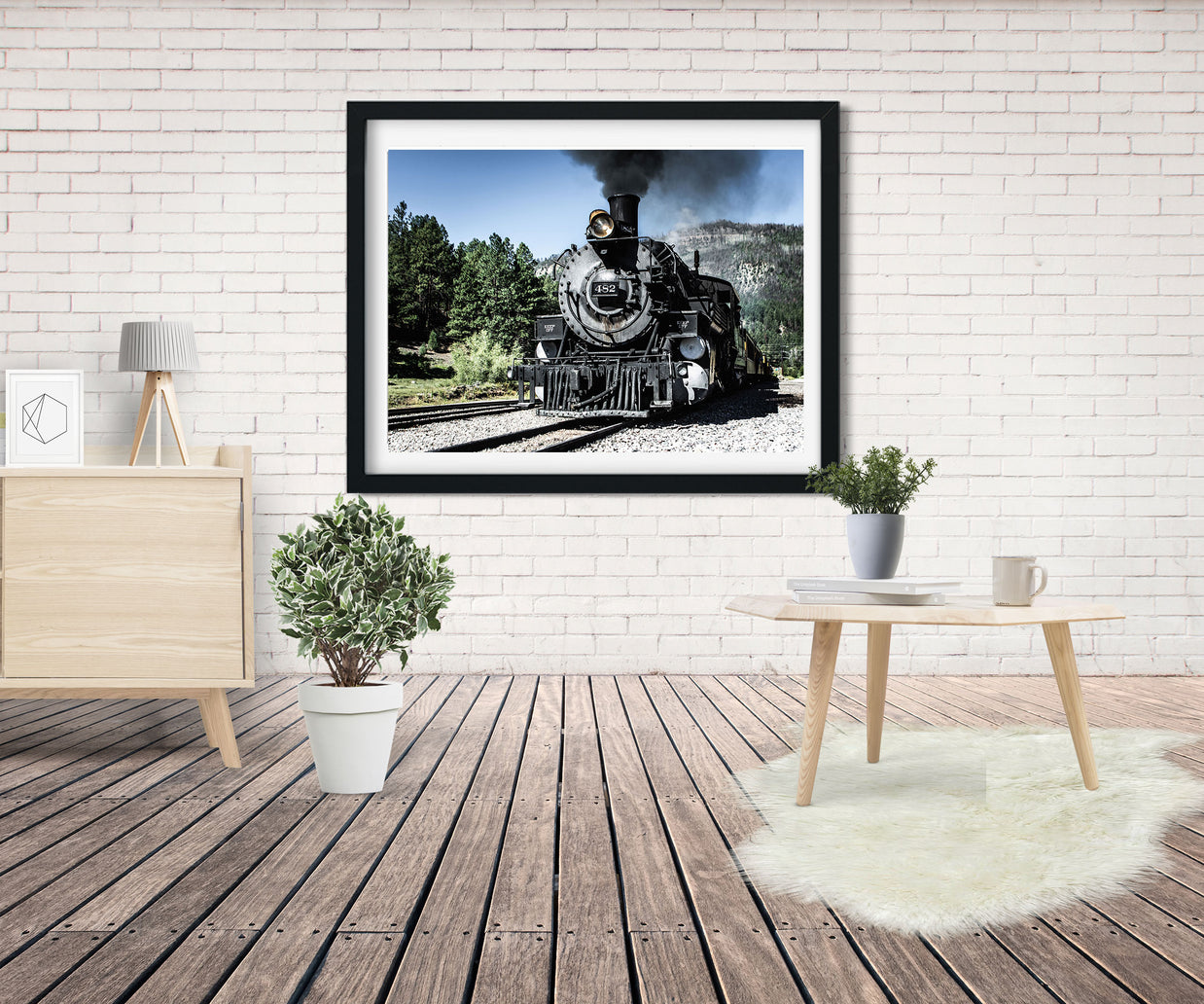 Steam Train Photo Print Narrow Gauge Railway Durango Wall