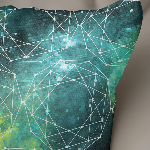 Geometric Space Throw Pillow Cover - Pillows