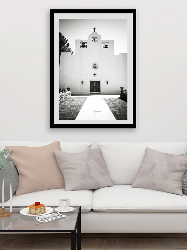 St Francis de Paula Mission New Mexico Fine Art Print -