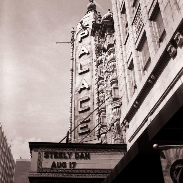 Palace Theater Louisville Kentucky Black and White Photo