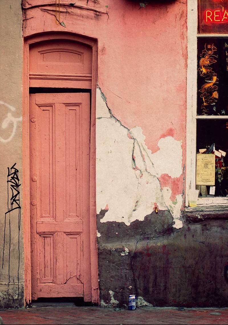 Palm Reader Door New Orleans Wall Art Print - Photography