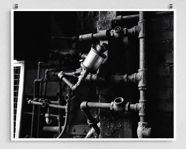 Pipe Works Detail, Industrial Photography Lost Kat Photography