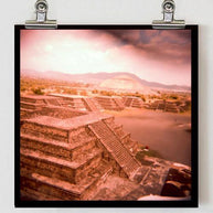 Pyramids of the Apocalypse, Holga Print Lost Kat Photography