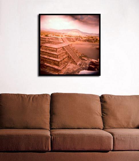 Pyramids of the Apocalypse, Holga Print Lost Kat Photography
