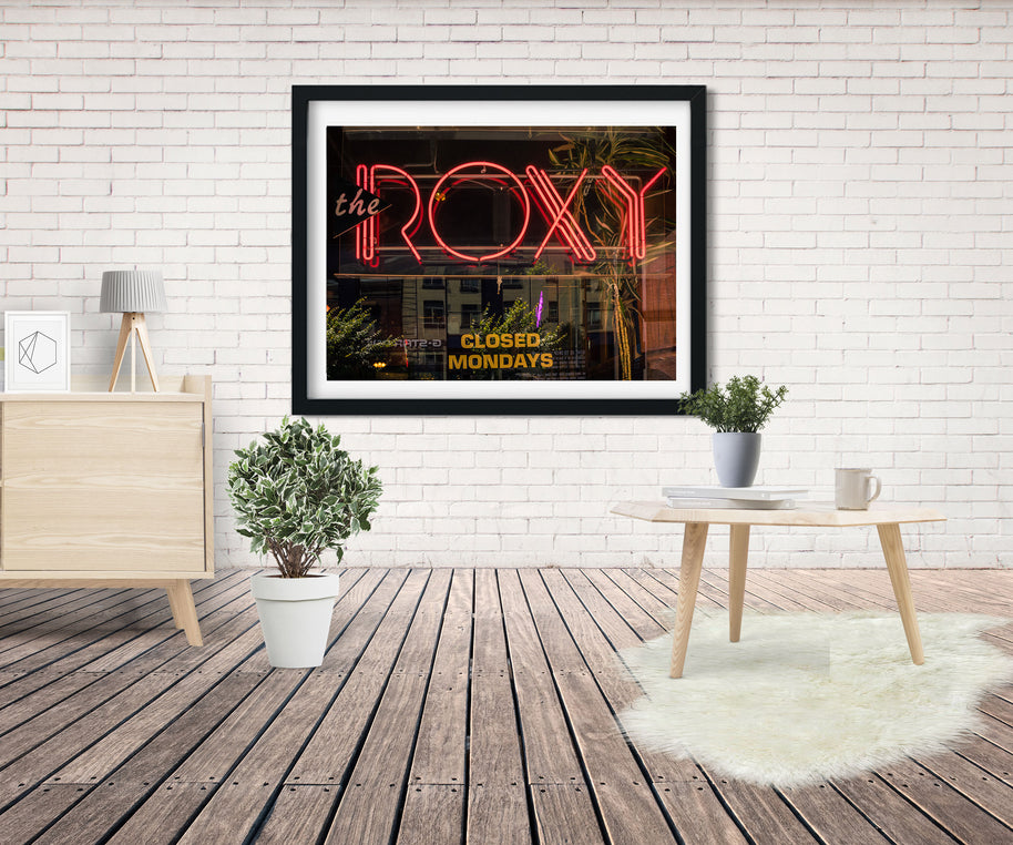 The Roxy Cafe Wall Art Portland Oregon Photo Print -