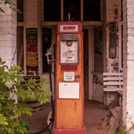 Rustic Gas Pump Rural Illinois Art Print - Photography