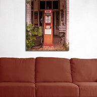 Rustic Gas Pump Rural Illinois Art Print - Photography