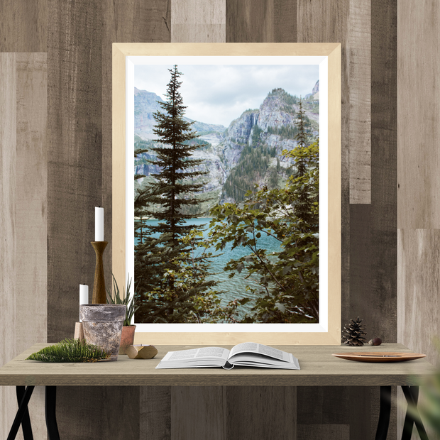 Granite Lake Montana Glacial Waterfall Scenic Wilderness