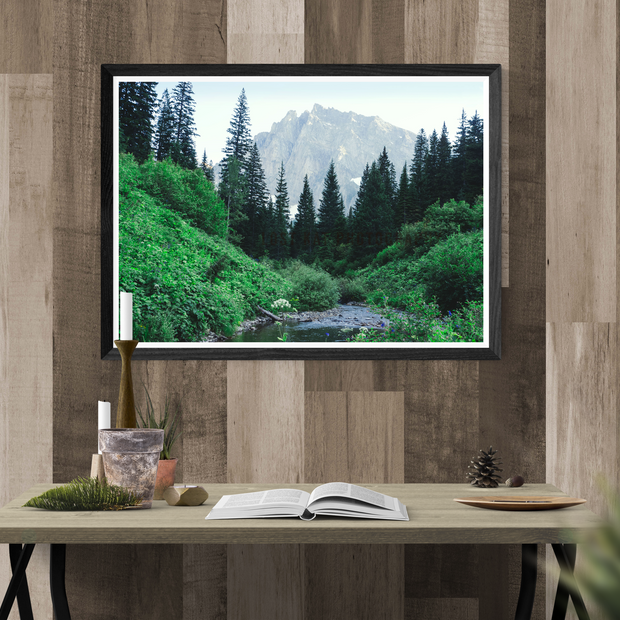 Mountain Peak Valley Scenic View Photo Print Granite Lake