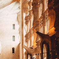 Light and Dark in Sagrada Familia Photo Print - Photography